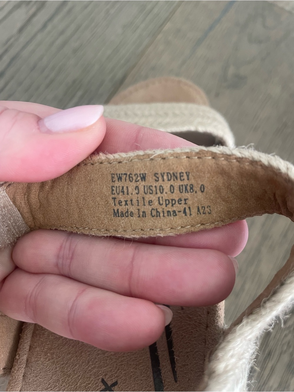 Aetrex Sydney Espadrille in Natural - Picture 4 of 7